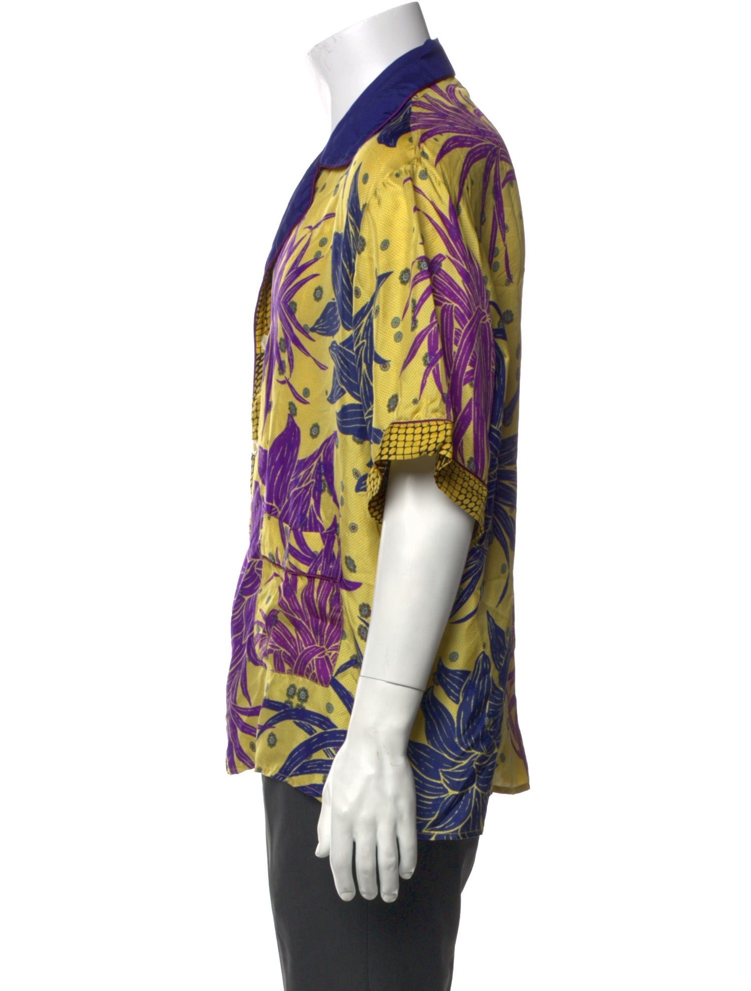 Pierre-Louis Mascia Silk Floral Print Shirt