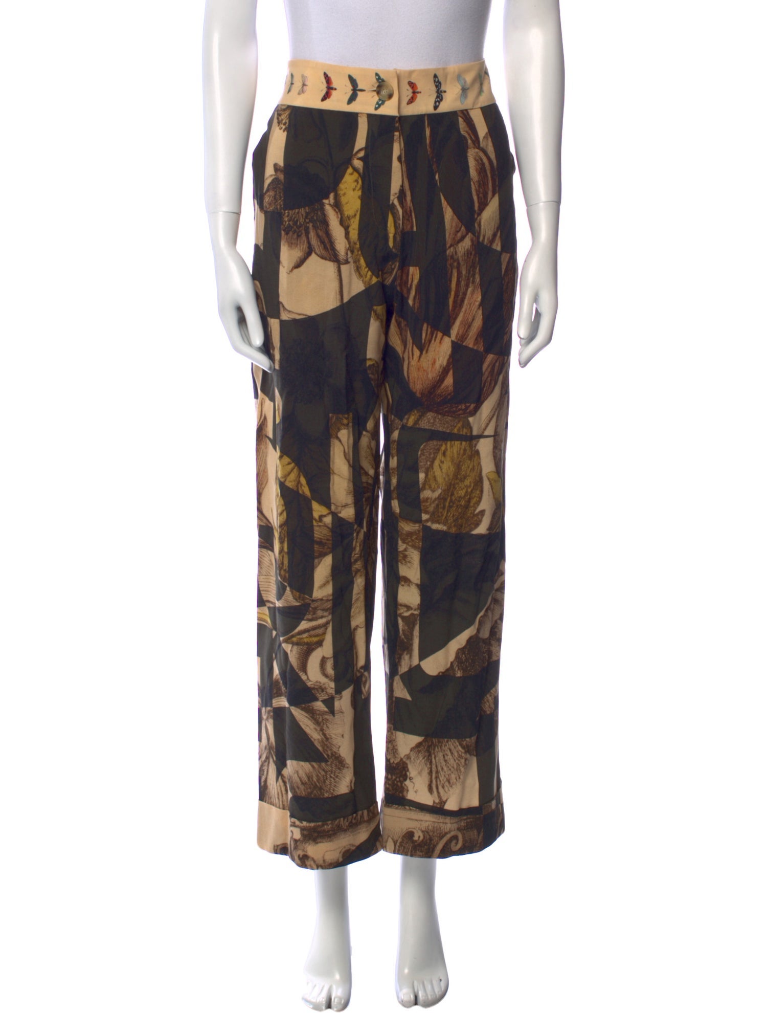 Pierre-Louis Mascia Virgin Wool Wide Leg Pants w/ Tags