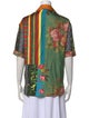 Pierre-Louis Mascia Silk Floral Print Button-Up Top
