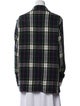 Pierre-Louis Mascia Wool Plaid Print Jacket