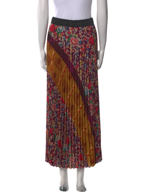 Pierre-Louis Mascia Floral Print Midi Length Skirt