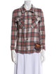 Pierre-Louis Mascia Wool Plaid Print Jacket