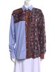 Pierre-Louis Mascia Printed Long Sleeve Button-Up Top