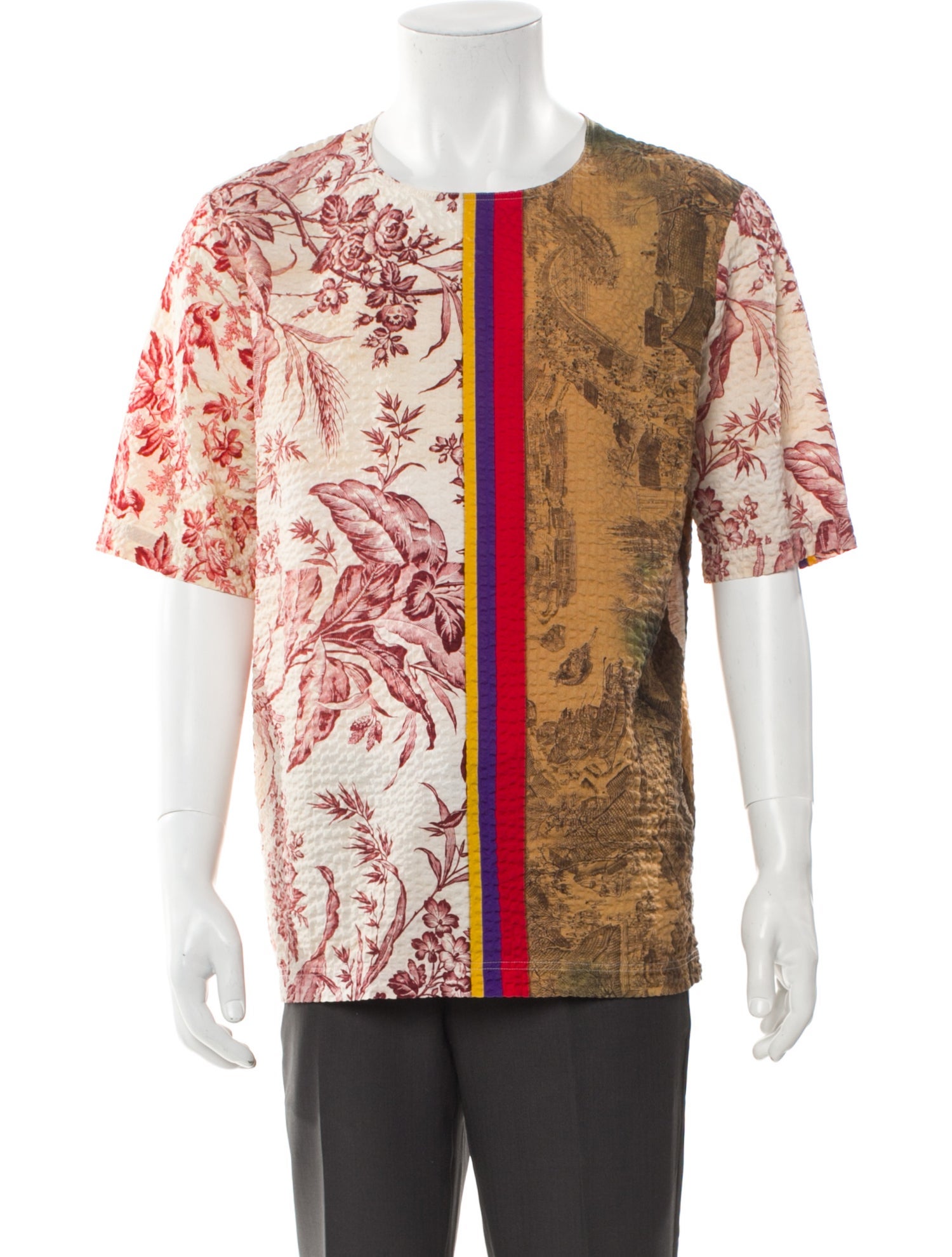 Pierre-Louis Mascia Floral Print Crew Neck T-Shirt