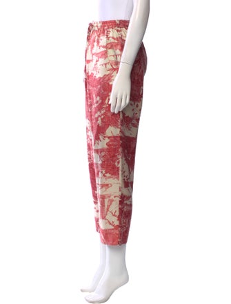 Pierre-Louis Mascia Silk Straight Leg Pants