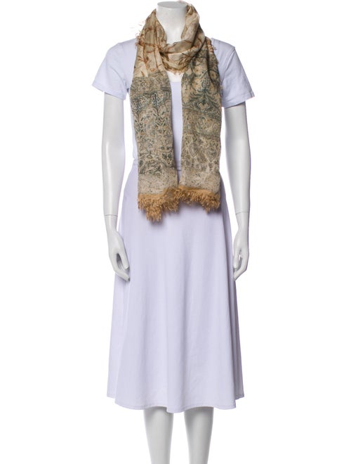 Pierre-Louis Mascia Silk Floral Print Scarf