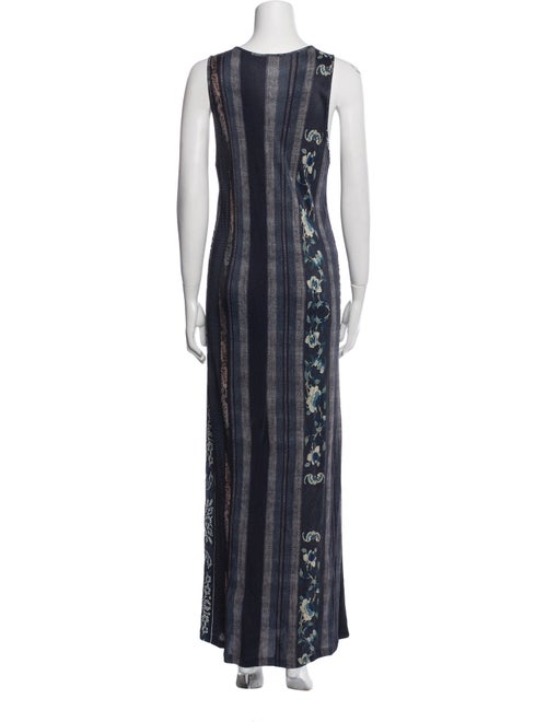 Pierre-Louis Mascia Striped Long Dress