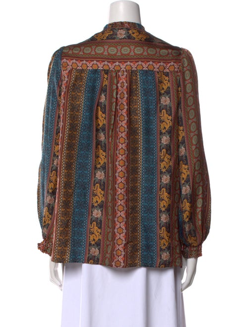 Pierre-Louis Mascia Silk Paisley Print Blouse