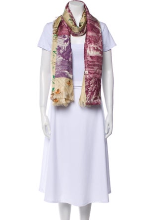 Pierre-Louis Mascia Silk Printed Scarf
