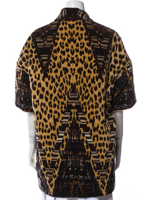 Pierre-Louis Mascia Animal Print Faux Fur Jacket