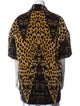 Pierre-Louis Mascia Animal Print Faux Fur Jacket