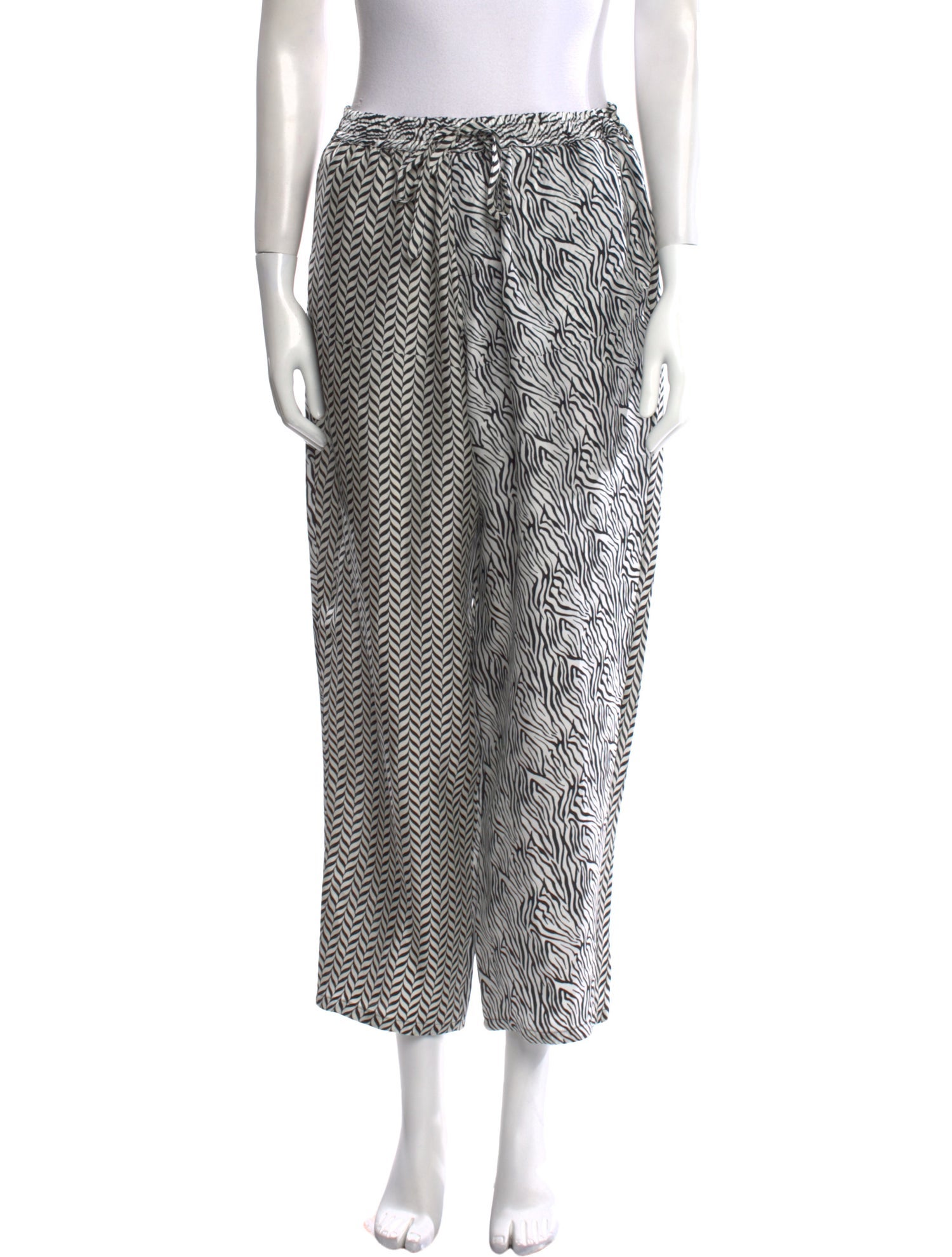 Pierre-Louis Mascia Silk Straight Leg Pants