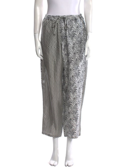 Pierre-Louis Mascia Silk Straight Leg Pants