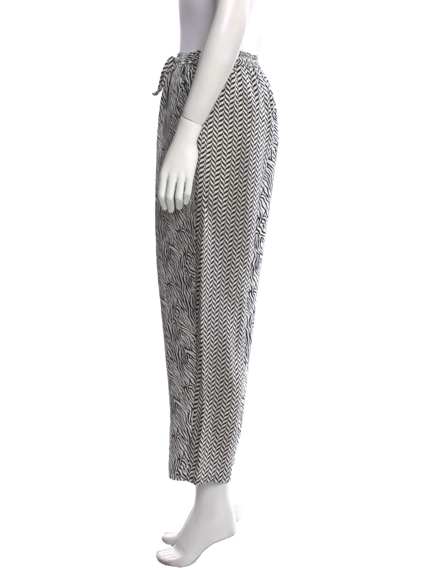 Pierre-Louis Mascia Silk Straight Leg Pants