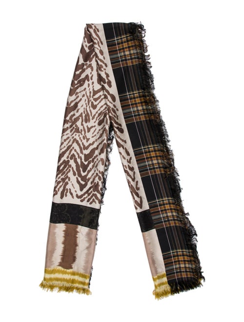 Pierre-Louis Mascia Silk Striped Scarf