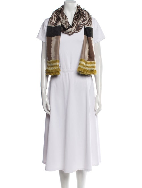 Pierre-Louis Mascia Silk Striped Scarf