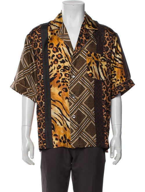 Pierre-Louis Mascia Silk Printed Shirt