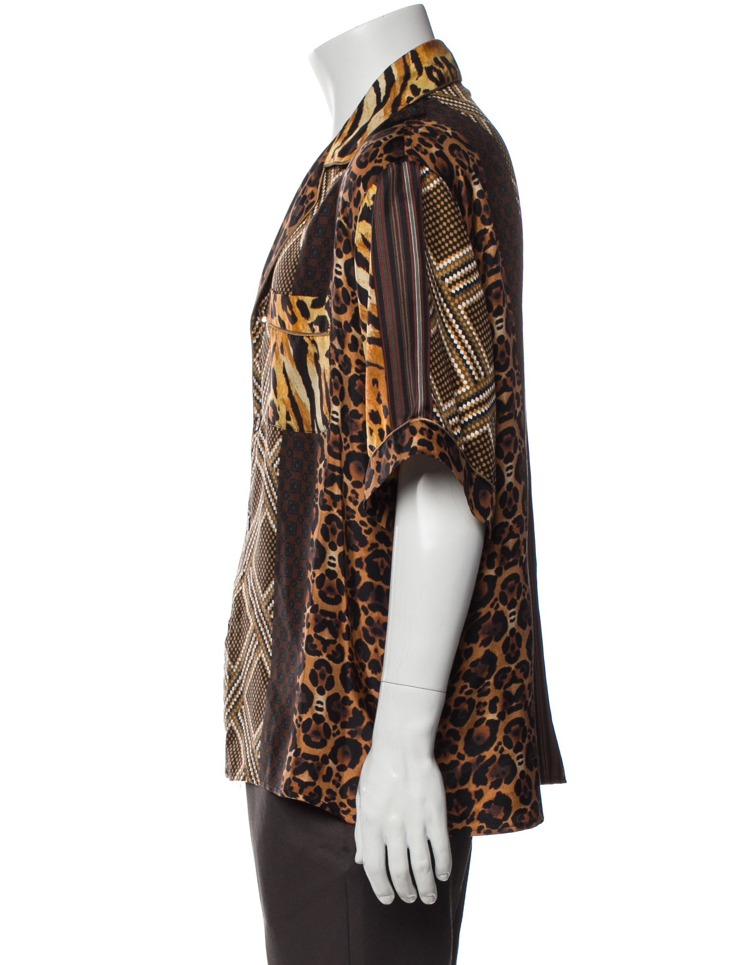 Pierre-Louis Mascia Silk Printed Shirt