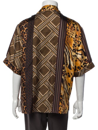 Pierre-Louis Mascia Silk Printed Shirt
