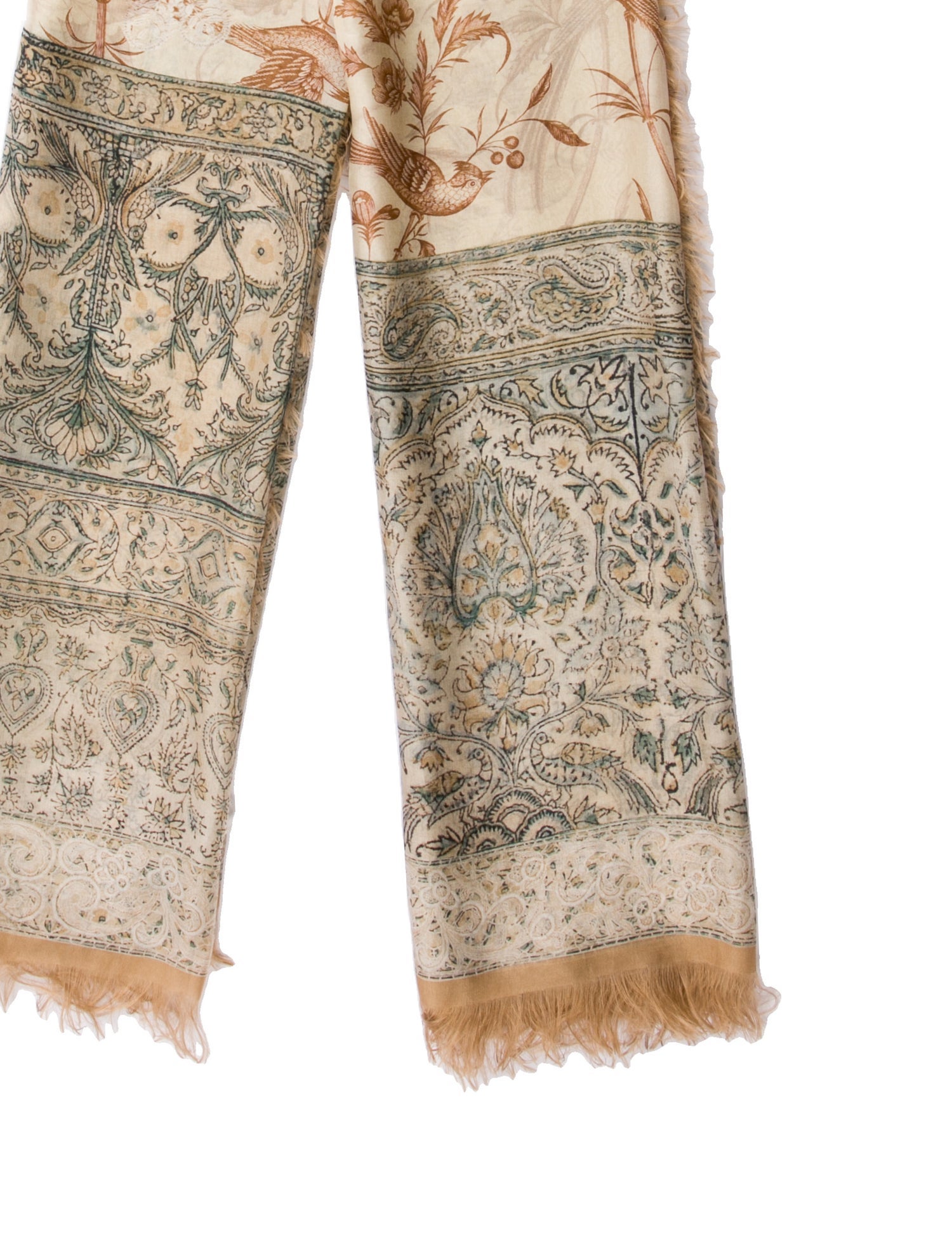 Pierre-Louis Mascia Cashmere Printed Scarf w/ Tags