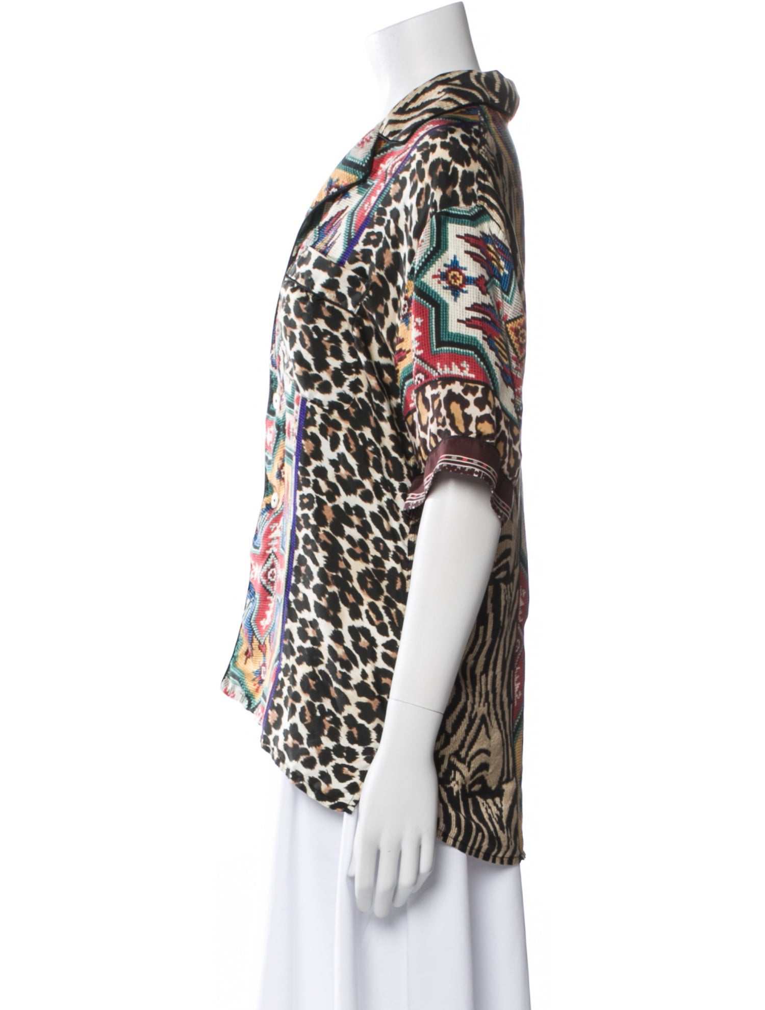 Pierre-Louis Mascia Silk Printed Blouse