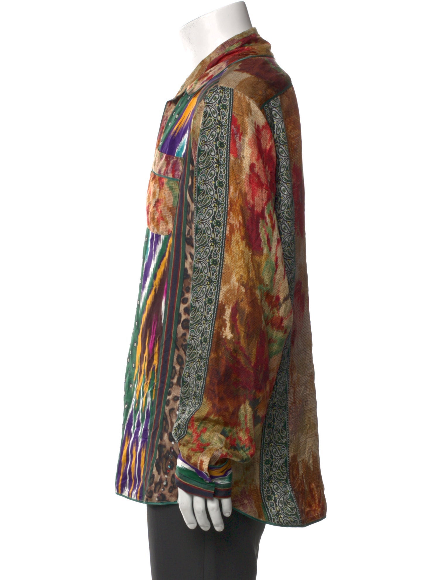 Pierre-Louis Mascia Silk Striped Shirt