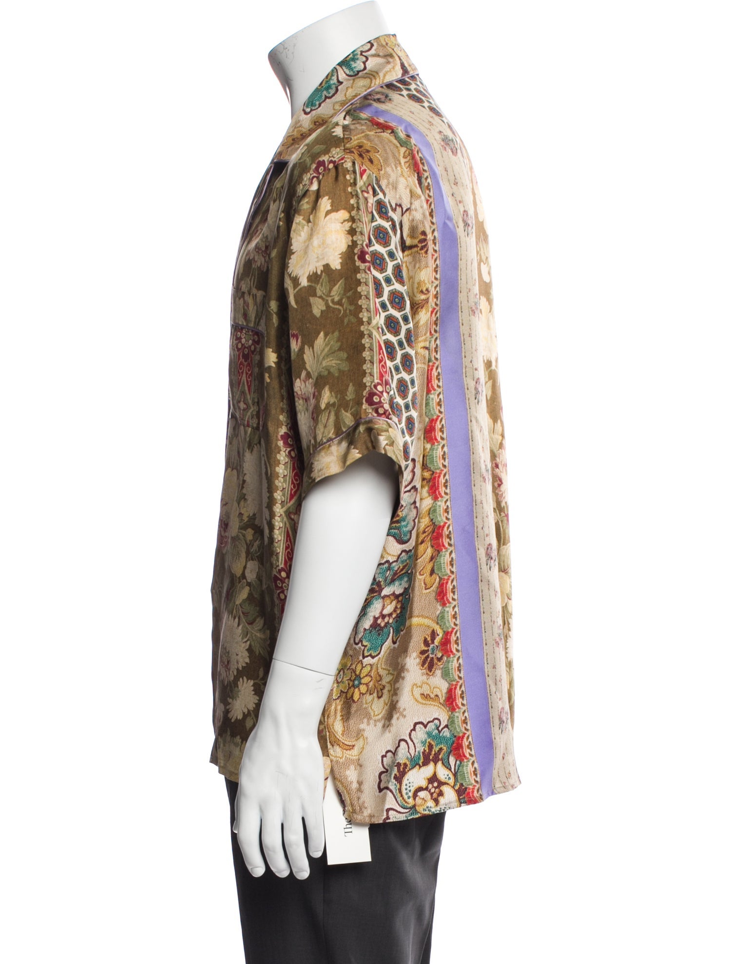 Pierre-Louis Mascia Silk Printed Pajama Top