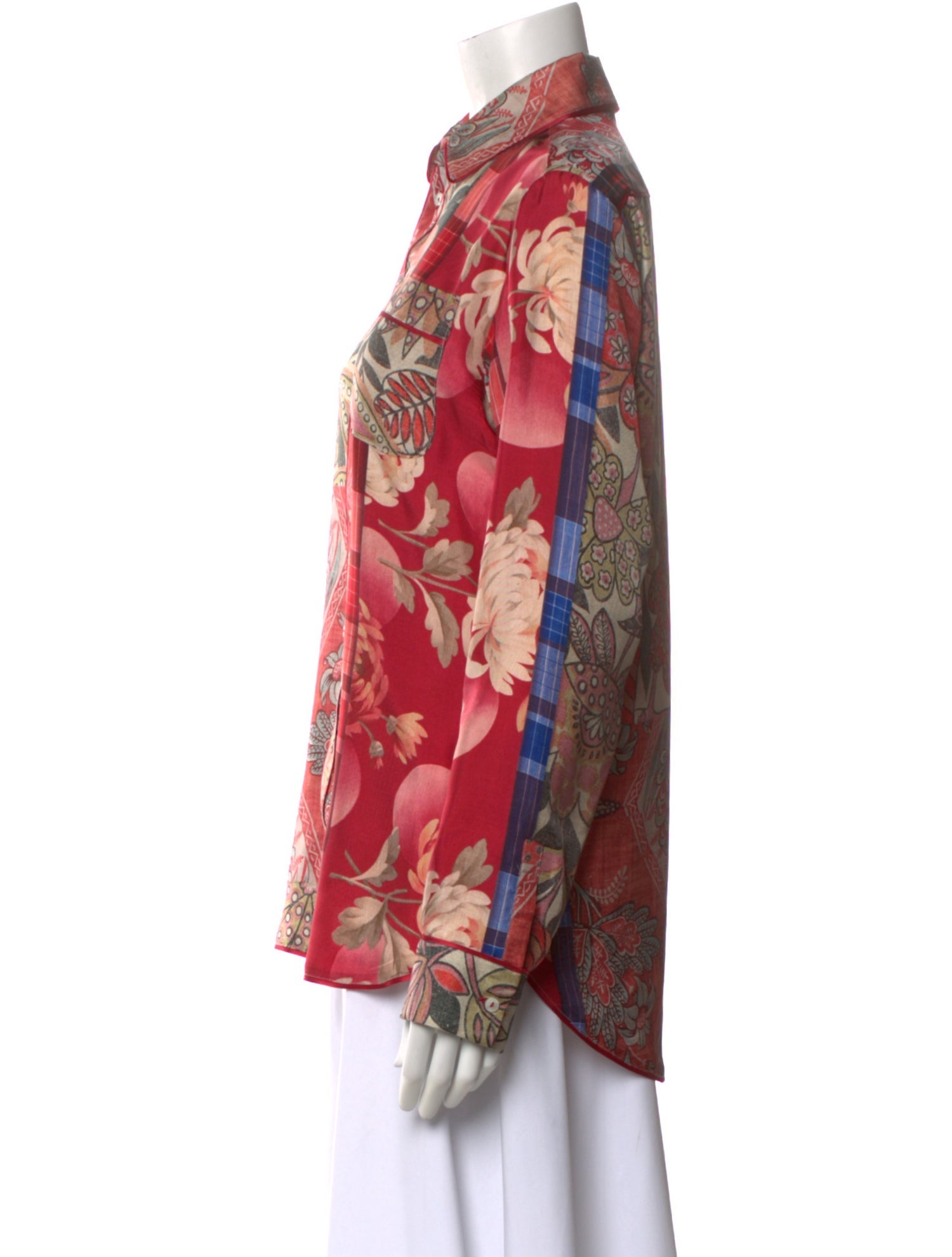 Pierre-Louis Mascia Silk Patterned Blouse