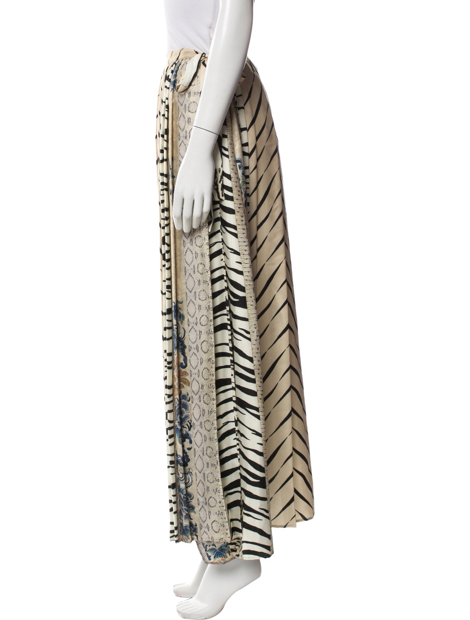 Pierre-Louis Mascia Animal Print Midi Length Skirt