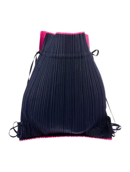 Pleats Please Issey Miyake Plissé Drawstring Backp