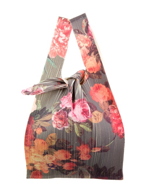 Pleats Please Issey Miyake Felt Floral Pleated Tot