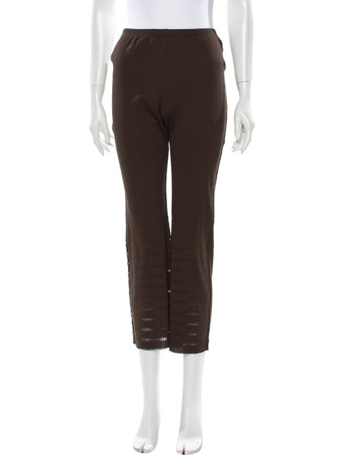 Pleats Please Issey Miyake Straight Leg Pants Brow