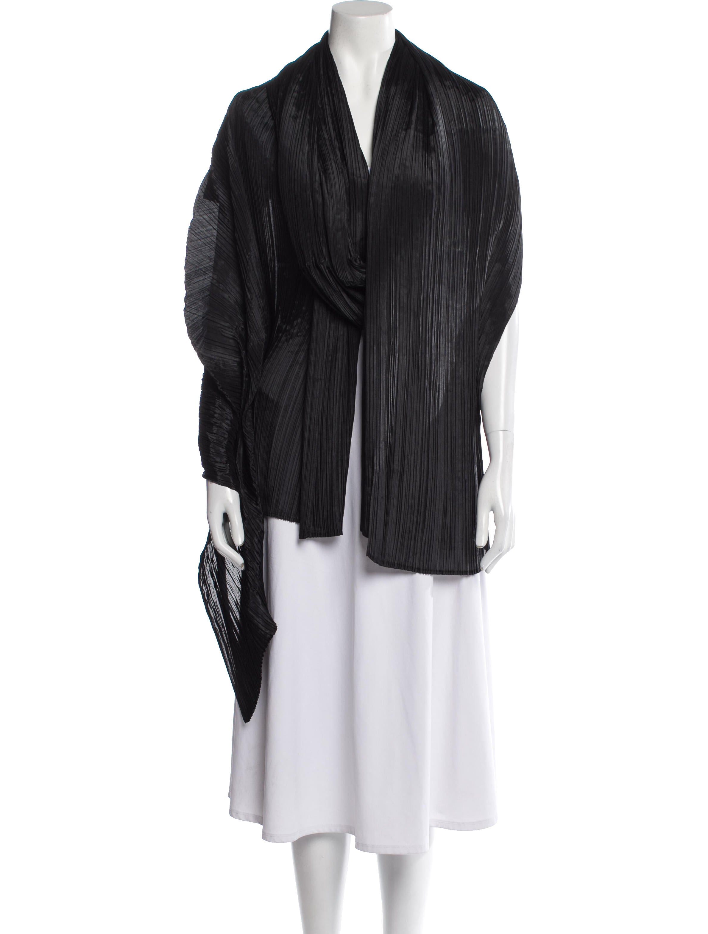 PLEATS PLEASE ISSEY Overall handle poncho Cape Outerwear PP72-AD161 multicolor F