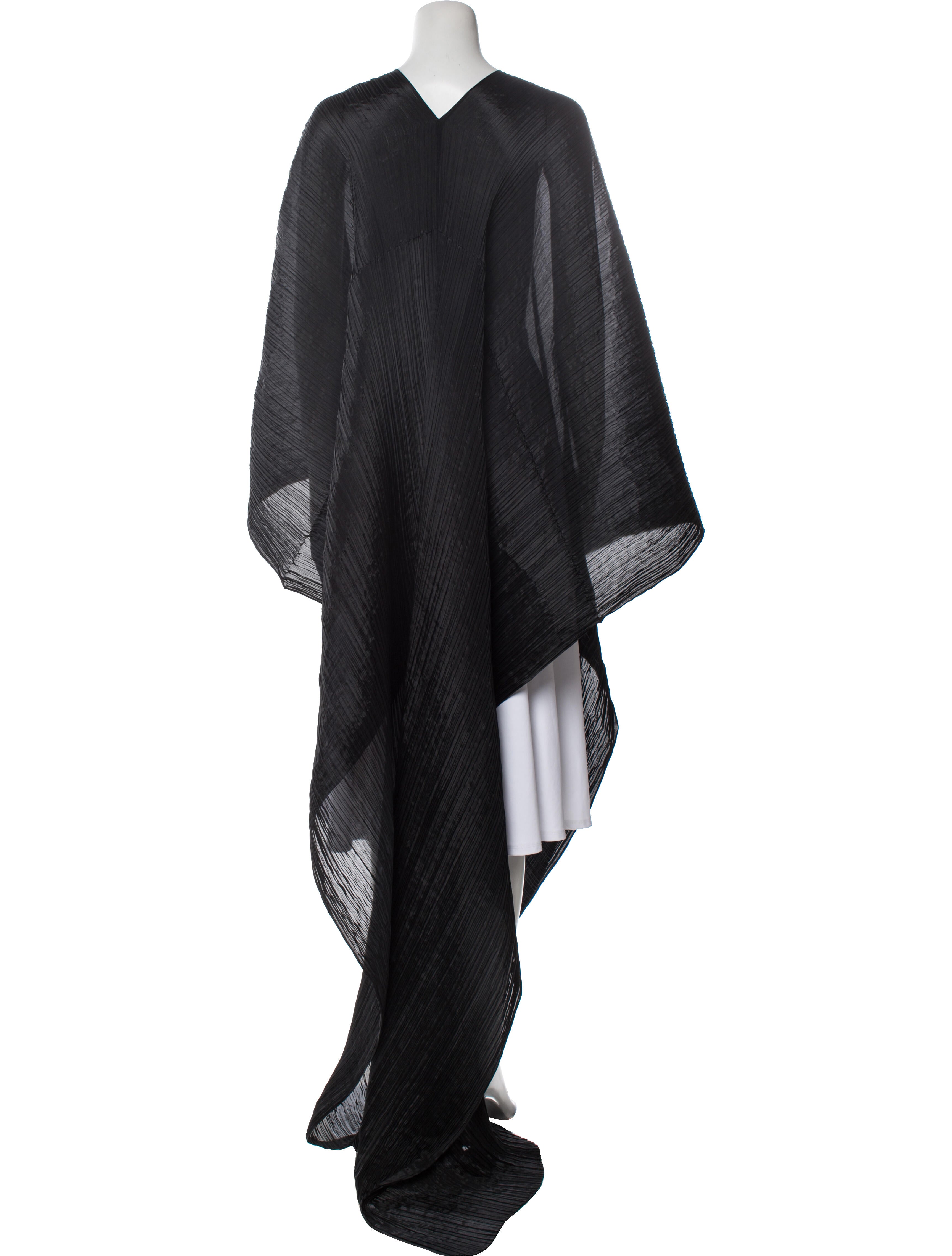 Pleats Please Issey Miyake Shawl - Black Scarves and Shawls