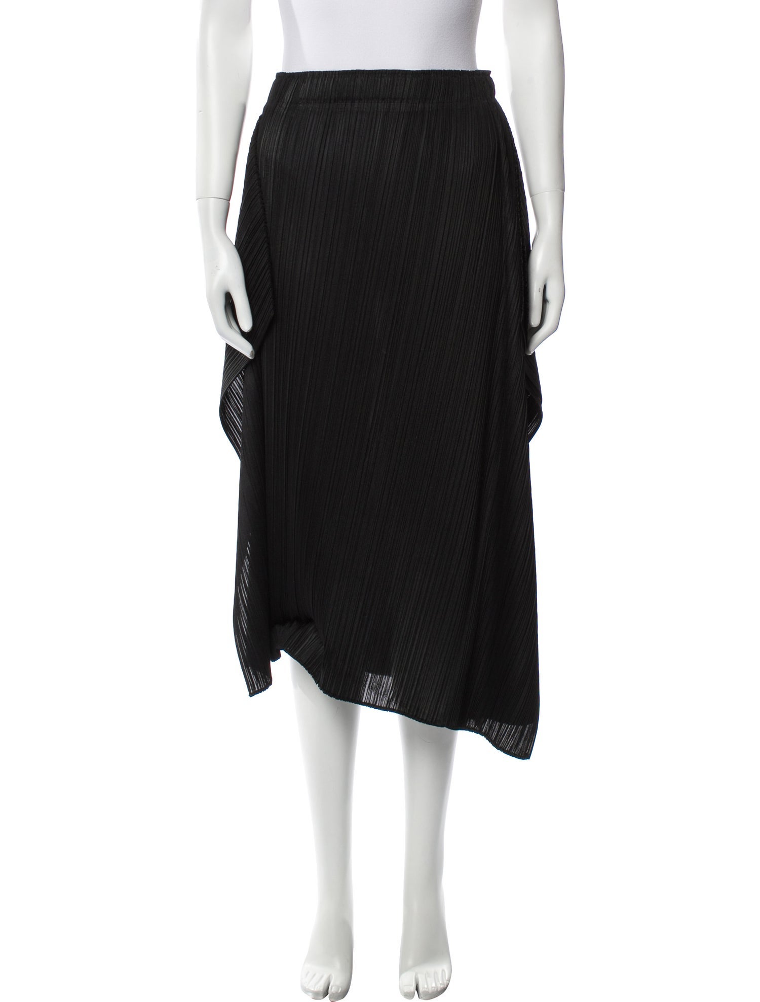 PLEATS PLEASE ISSEY  mini skirt PP55-JG105 black F