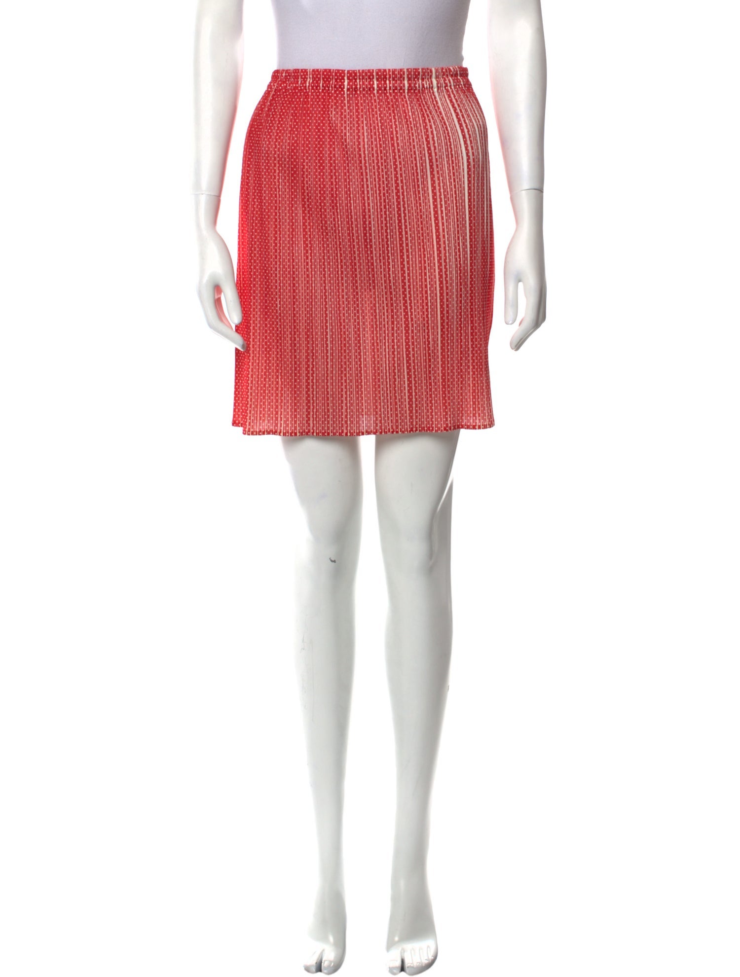 【AAKE】PLEATS MINI SK PT Mini skirt with pleats