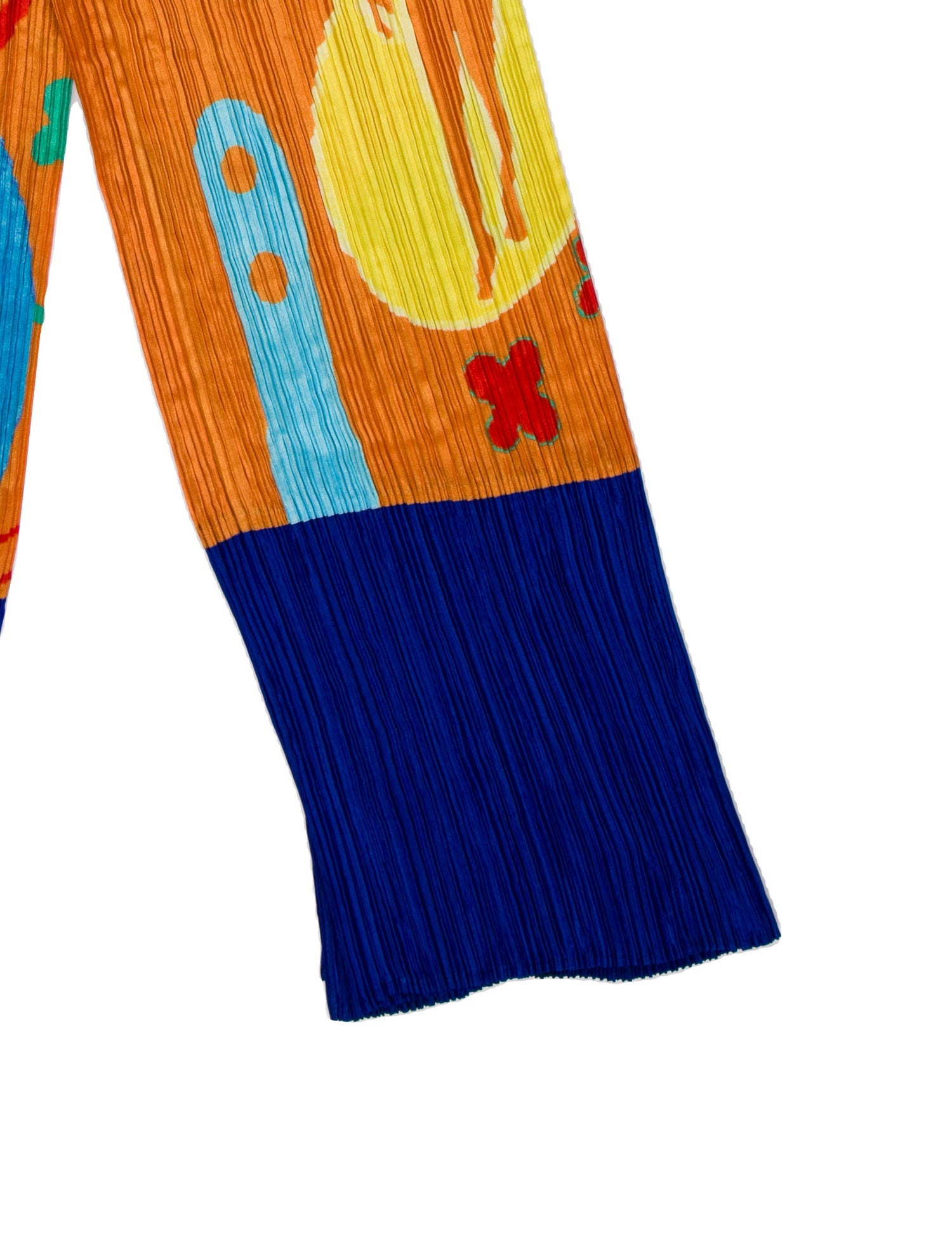 Pleats Please Issey Miyake Canvas Printed Scarf