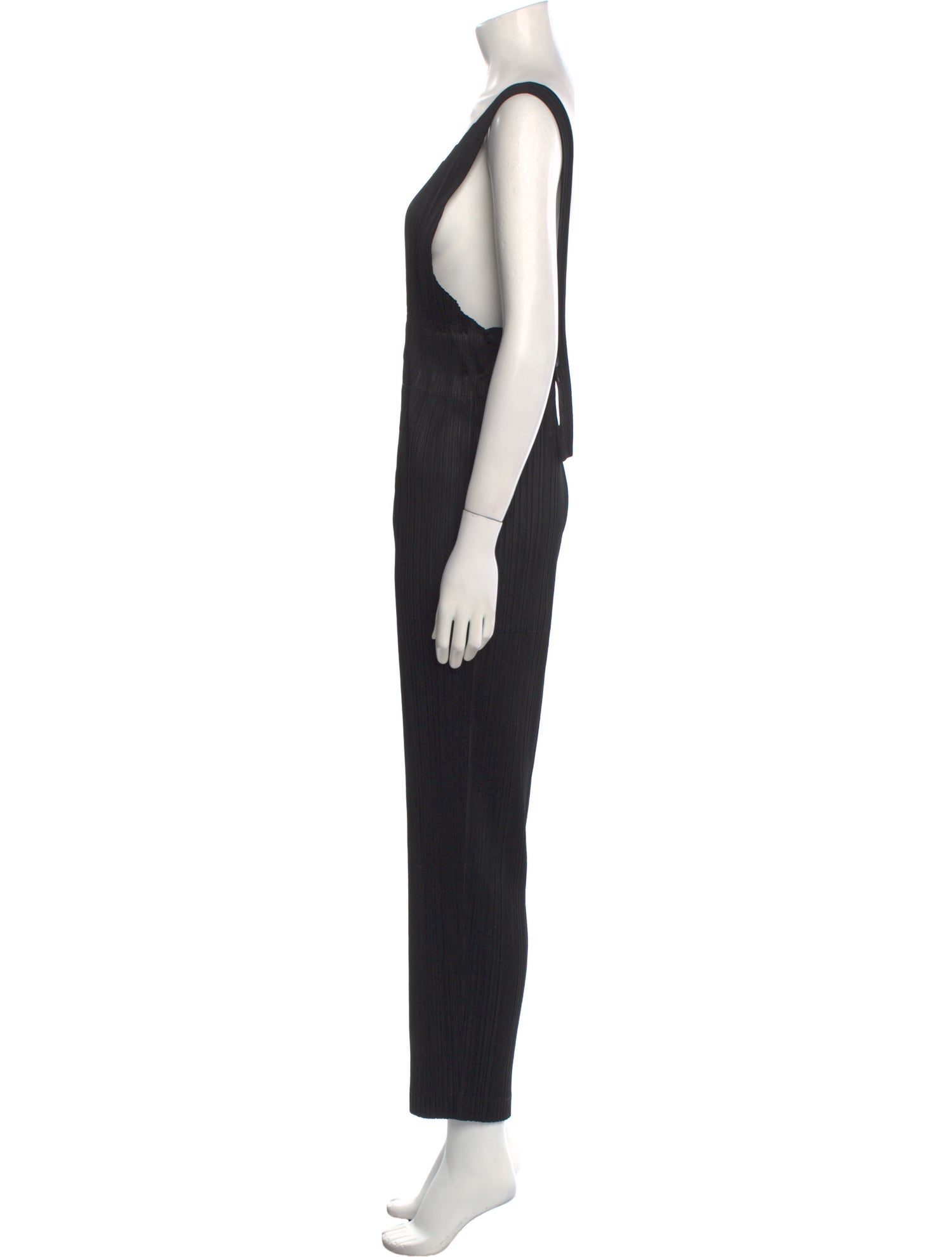 Pleats Please Issey Miyake V-Neck Jumpsuit