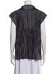 Pleats Please Issey Miyake Short Sleeve Button-Up Top