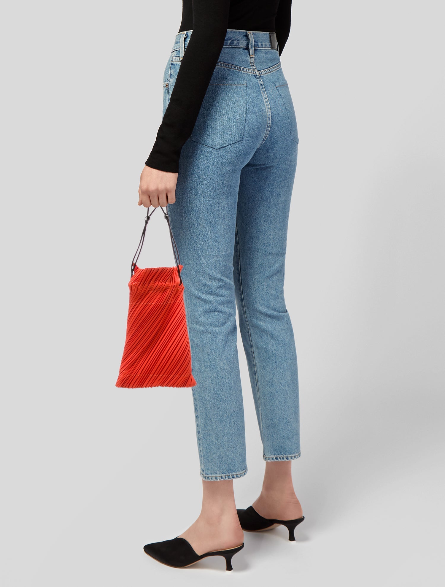 Pleats Please Issey Miyake Nylon Bucket Bag