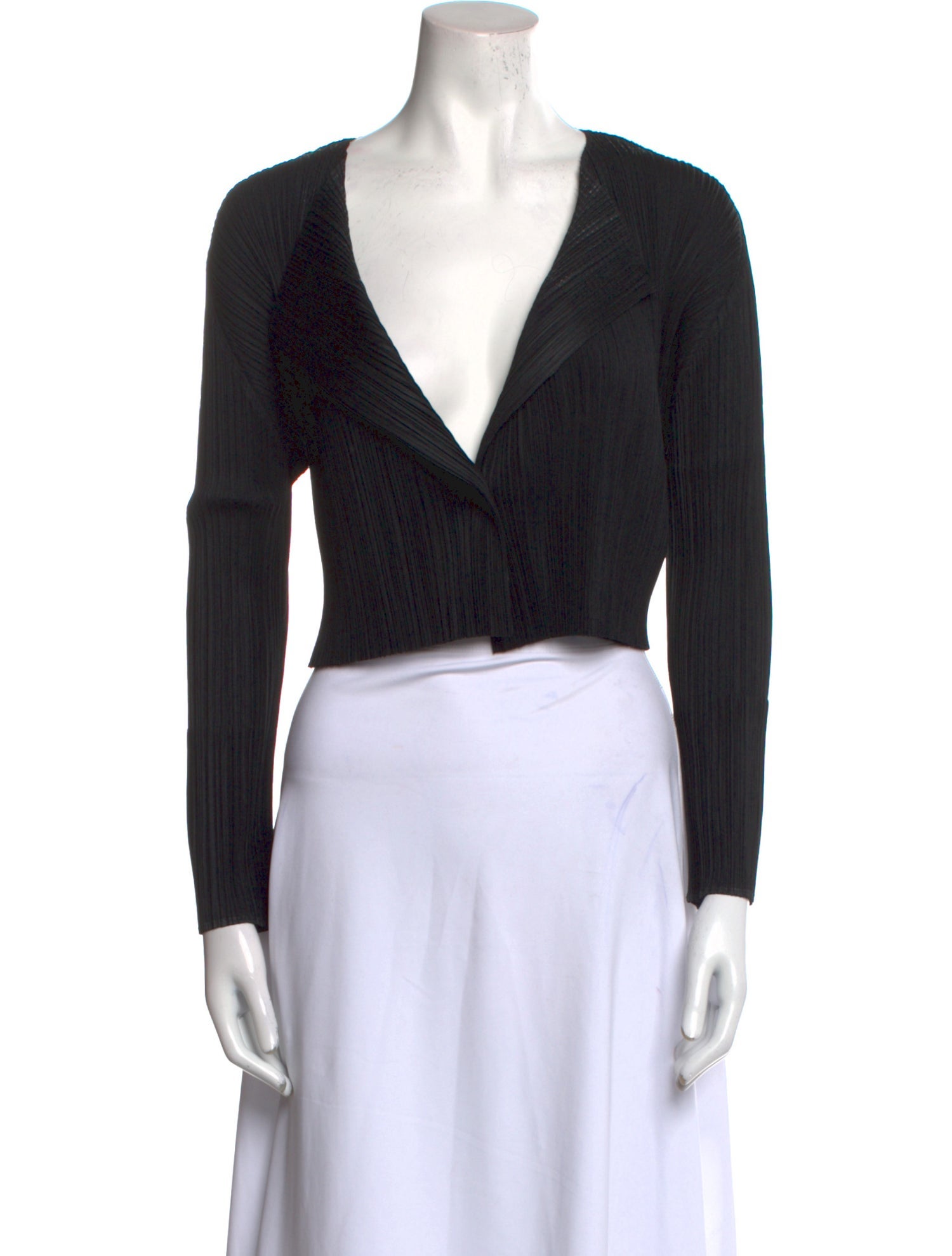 Pleats Please Issey Miyake V-Neck Sweater