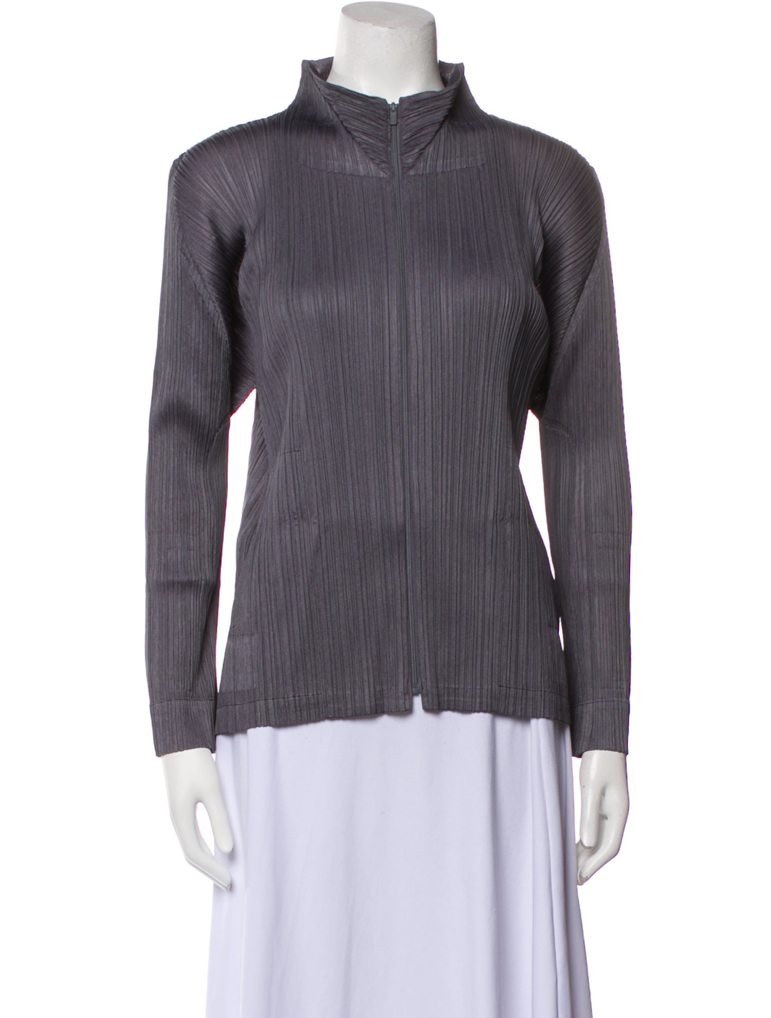 Pleats Please Issey Miyake Striped Jacket