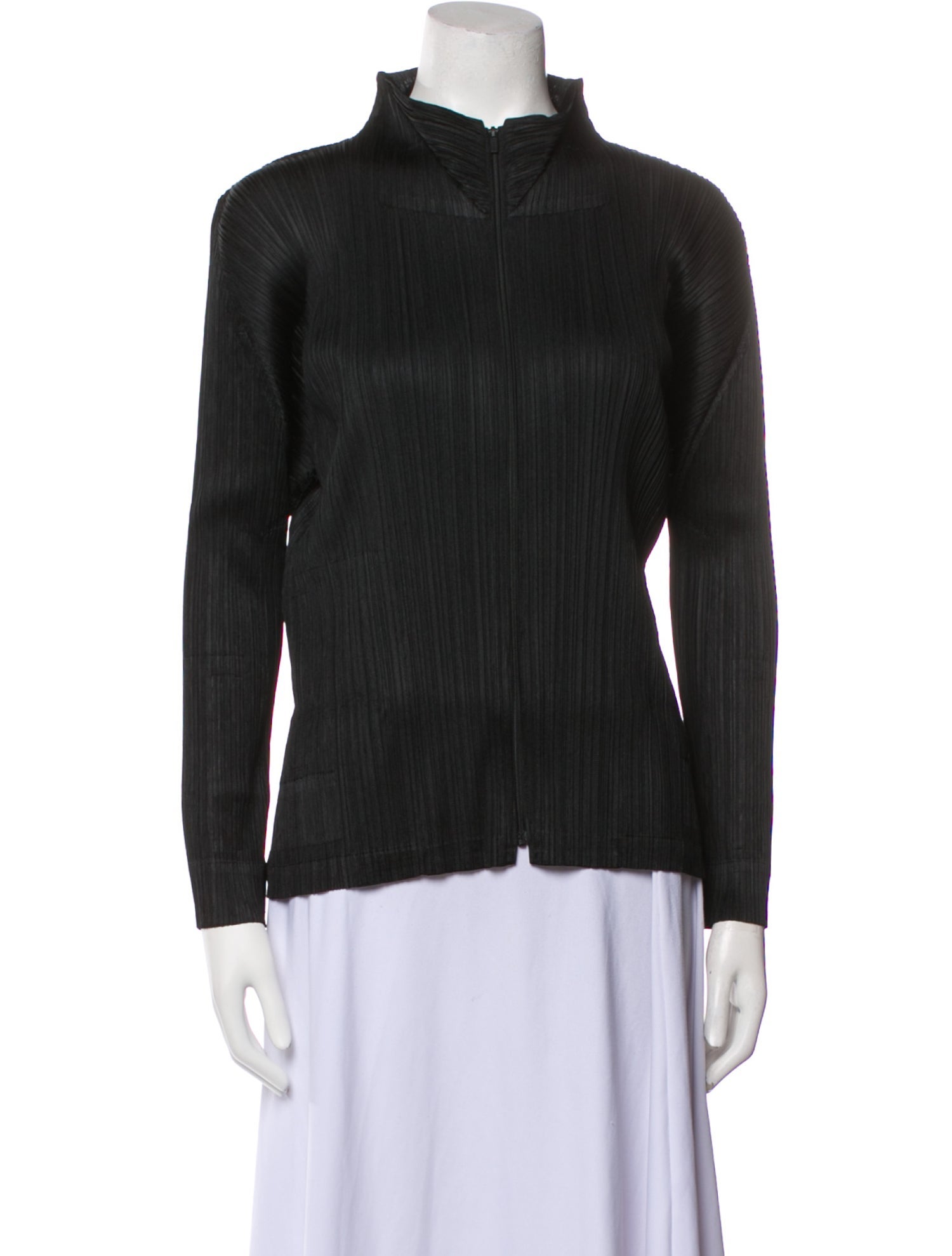 Pleats Please Issey Miyake Striped Jacket