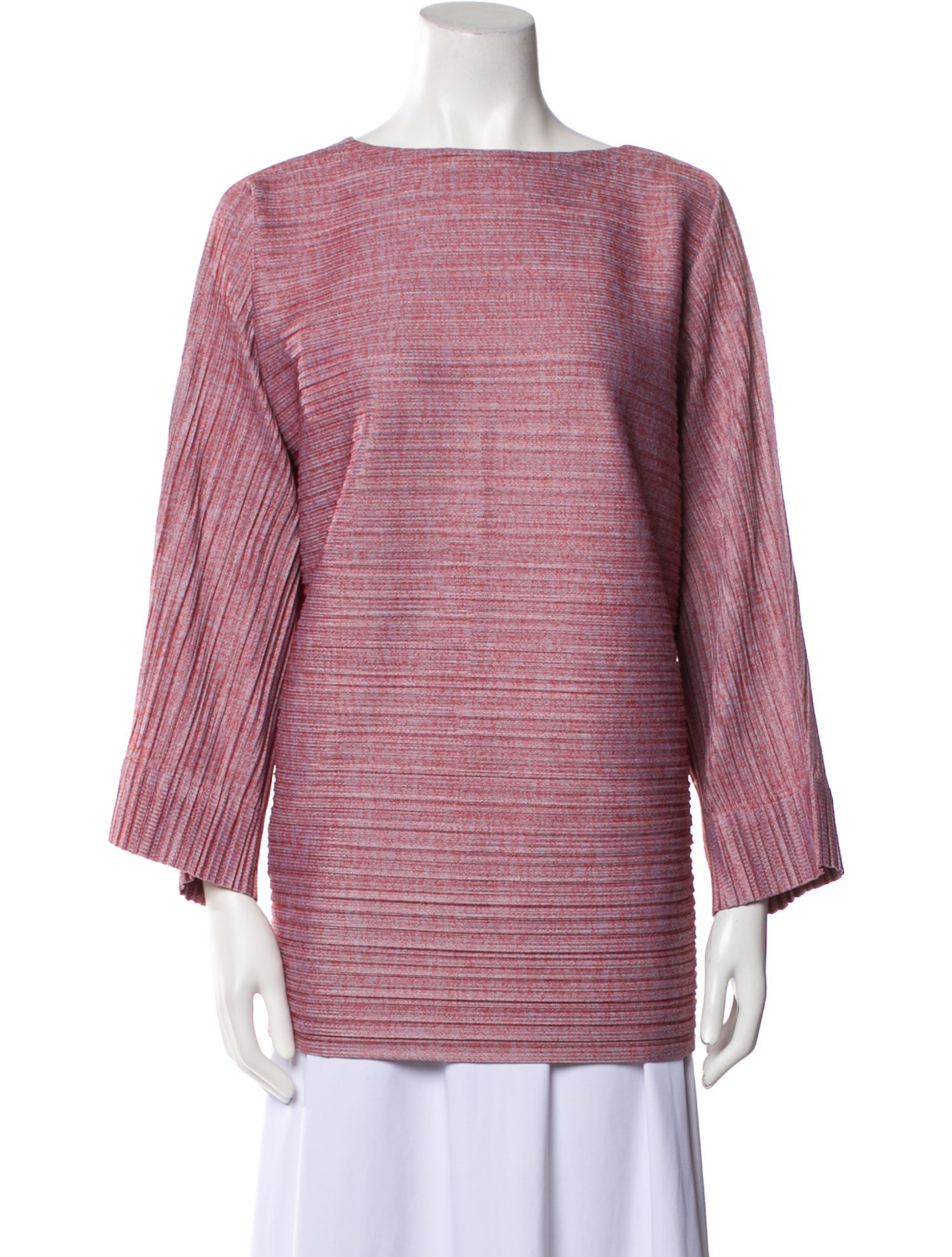 Pleats Please Issey Miyake Tweed Pattern Jacket