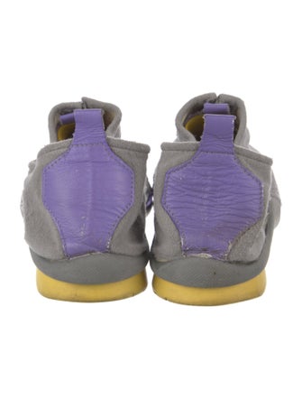 Pleats Please Issey Miyake Felt Oxfords