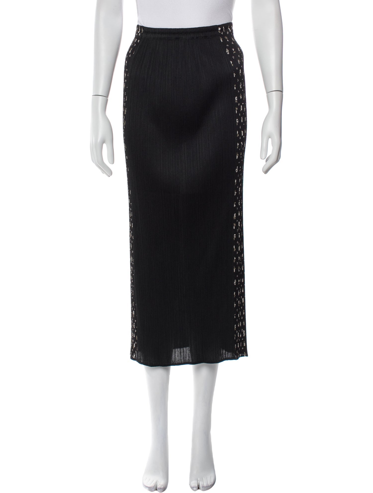 Pleats Please Issey Miyake Vintage Midi Length Skirt