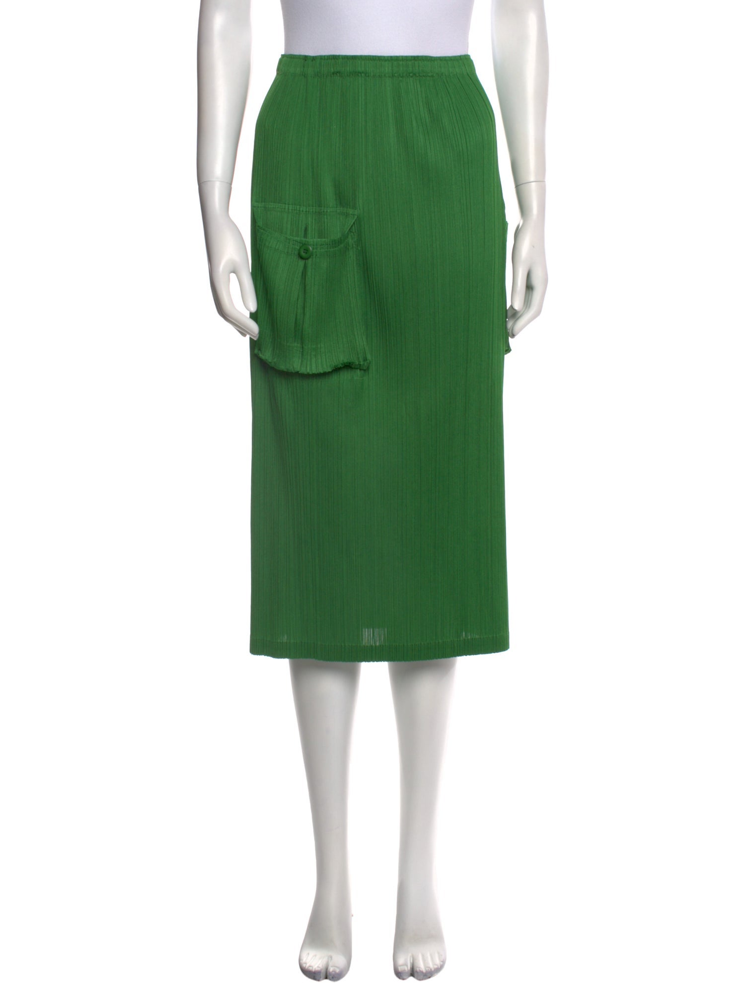 Pleats Please Issey Miyake Vintage Midi Length Skirt