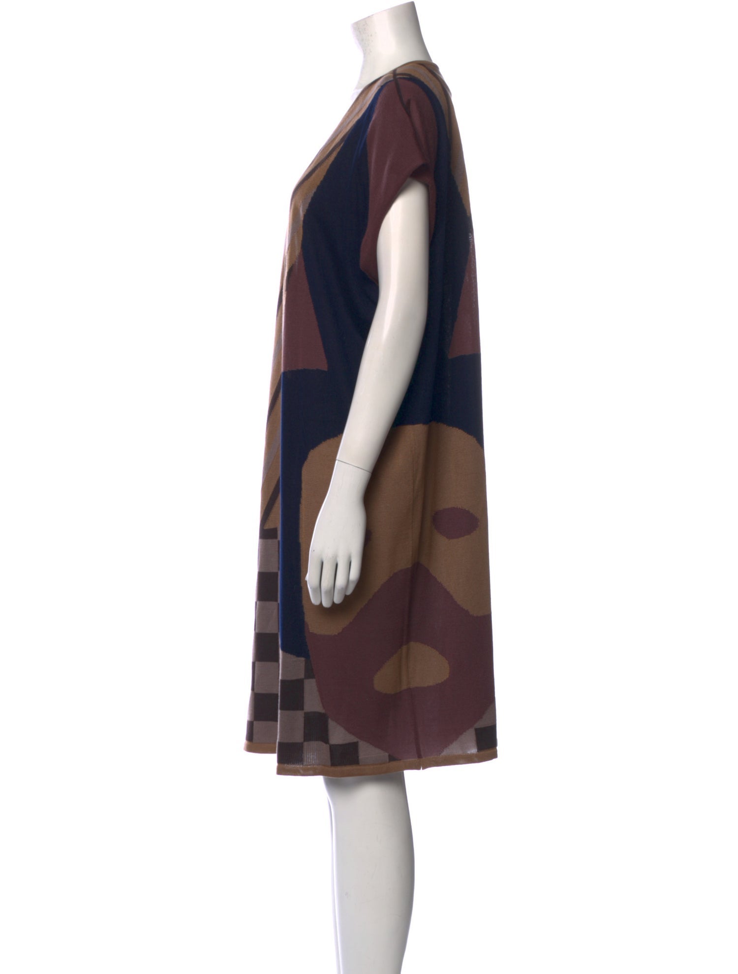 Pleats Please Issey Miyake Printed Knee-Length Dress