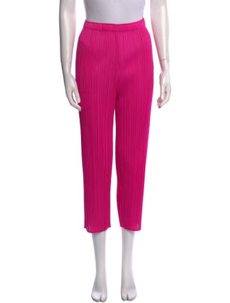 Pleats Please Issey Miyake Straight Leg Pants