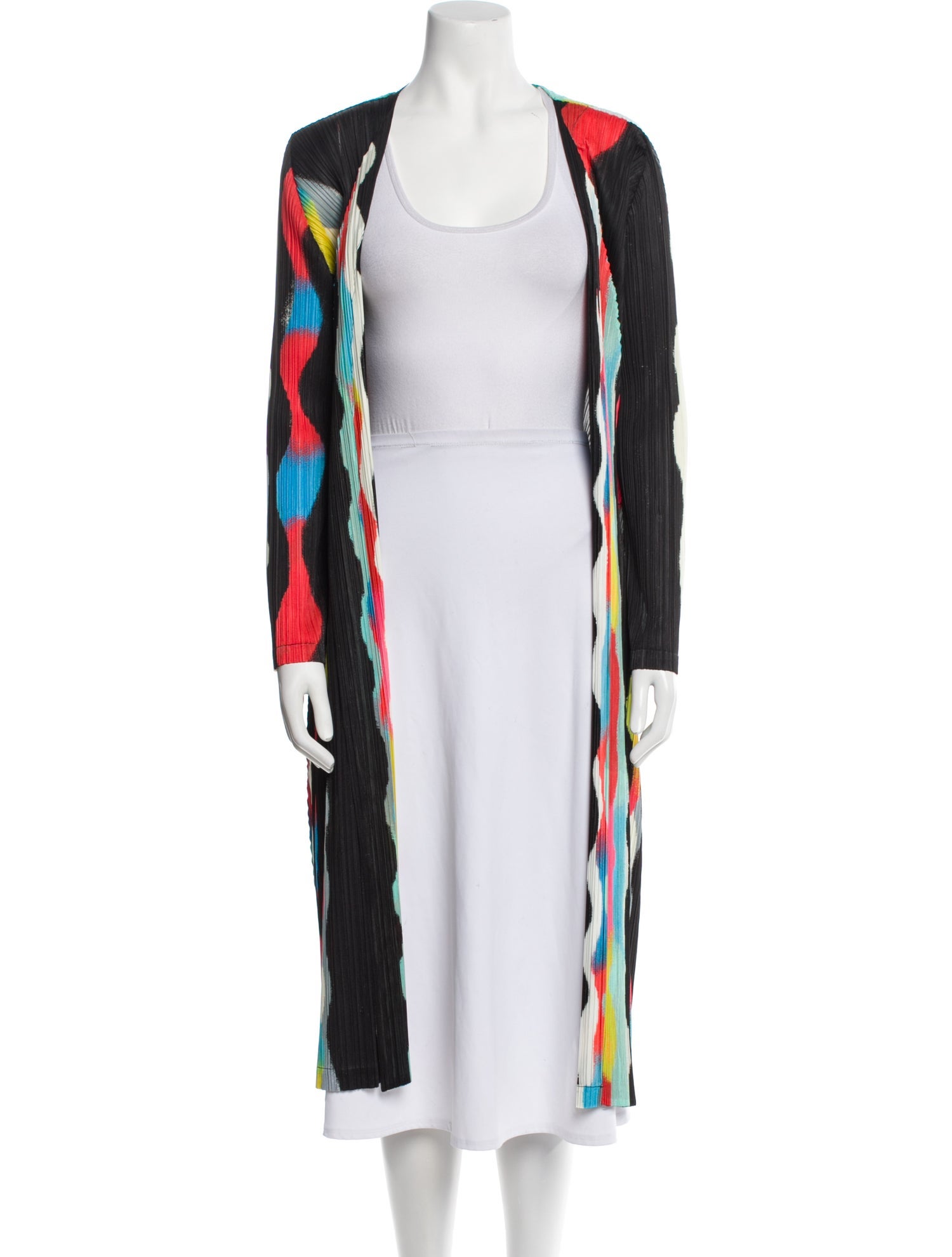 Pleats Please Issey Miyake Striped Jacket